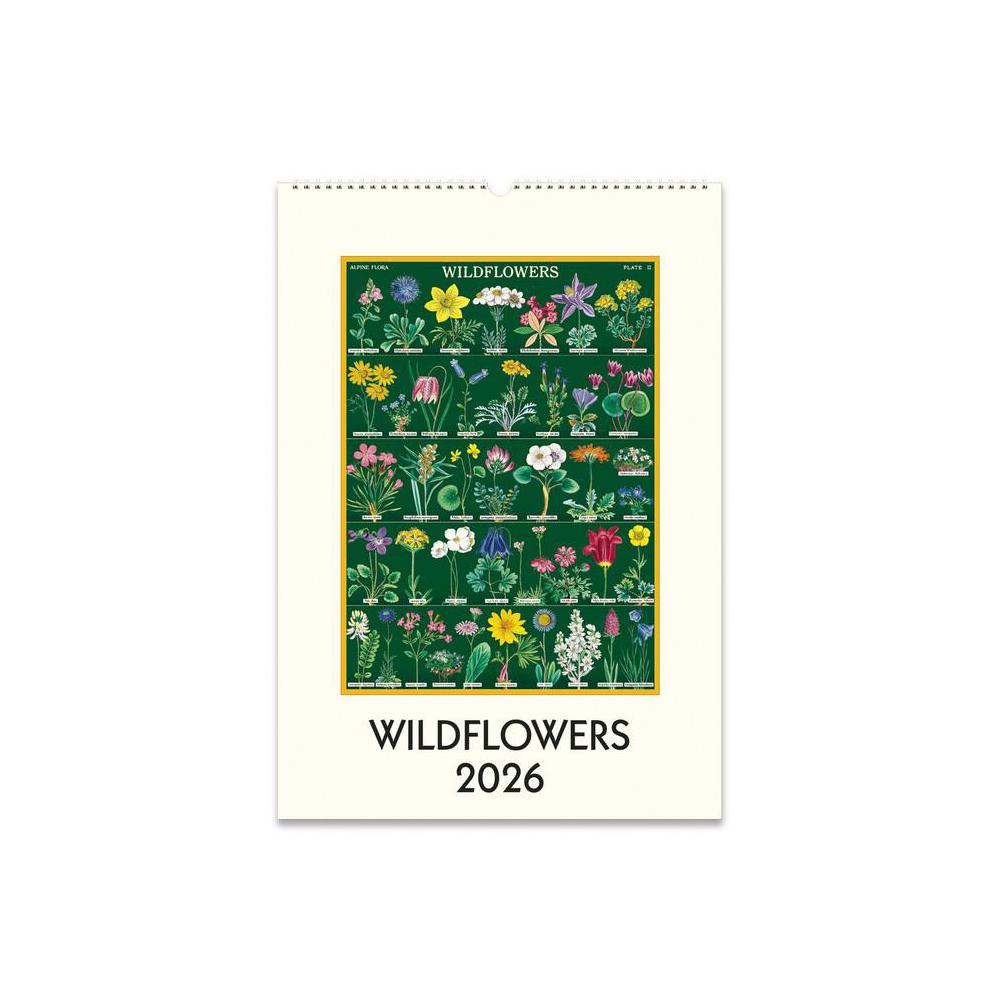 2026 Cavallini Wall Calendar Wildflowers